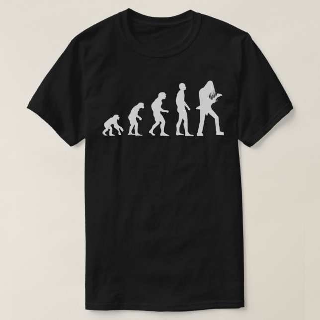 Camiseta Violão de macaco a homem (Frente do Design)