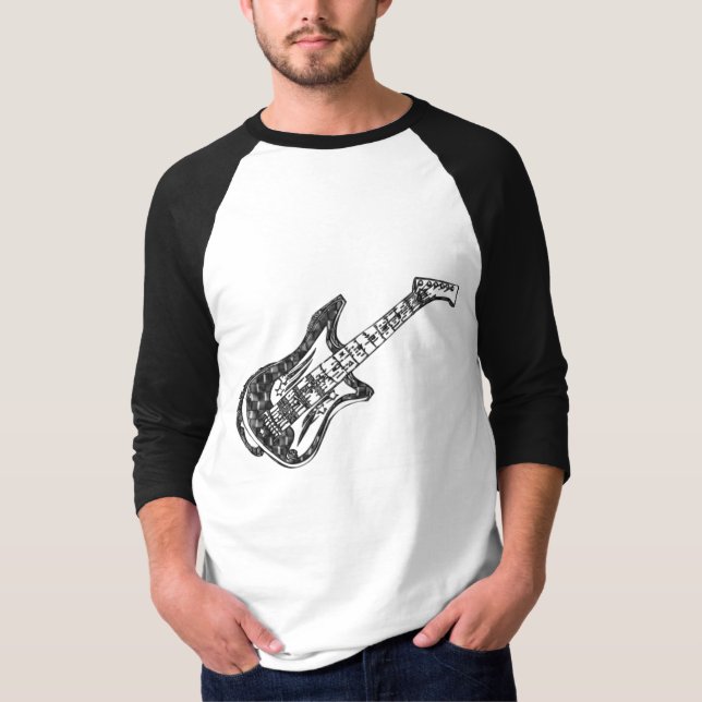 Camiseta Violão elétrico (Frente)