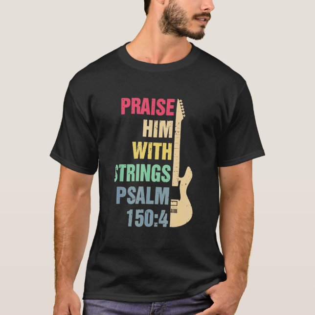 Camiseta Violão - Elogia-O Com Cordas T Salm 150 4 Ch (Frente)