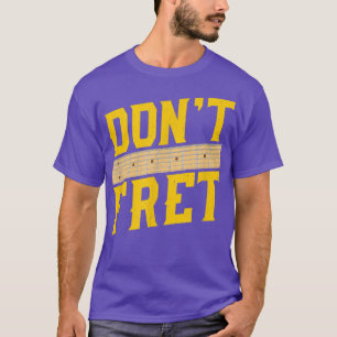 Camiseta Violão Engraçado Não Fret Vintage Music 744