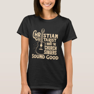 Camiseta Violão - Guitarista Cristão Soa Bom Trabalho Da