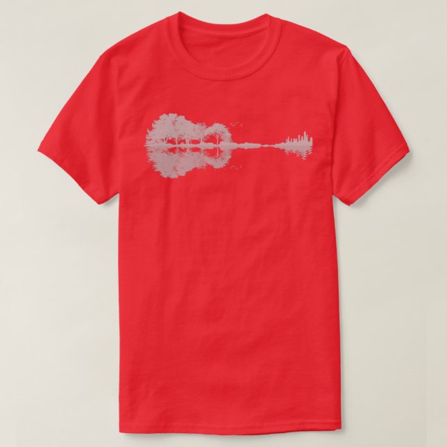 Camiseta Violão-guitarra, comprar, guitarra, violão (Frente do Design)