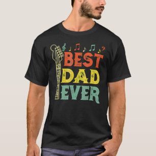 Camiseta Violão Melhor Pai do Mundo Acorde Guitarrista Dia