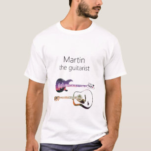 Camiseta Violão Natureza Floresta Música Baixista