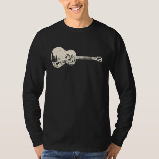 Camiseta Violão Natureza Montanha Música  Guitarrista R