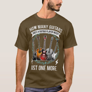 Camiseta Violão Quantos Guitarras Oferecem Para Jogador De