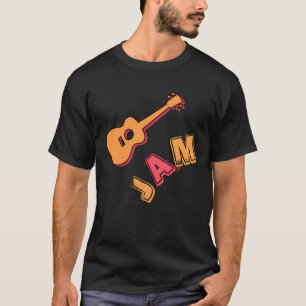 Camiseta Violão Rochoso, Estilo de Emperramento de Música,