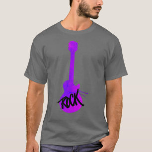 Camiseta Violão Roxo
