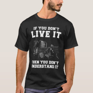 Camiseta Violão Se Você Não Viver, Então Você Não Entenderá
