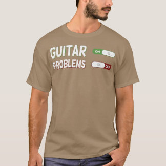 Camiseta Violão Sobre Problemas Desligado