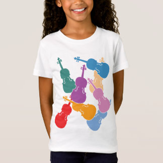 Camiseta Violas coloridas