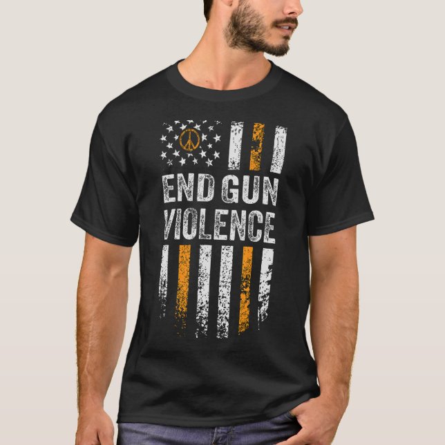 Camiseta Violência contra as armas de ponta suficiente para (Frente)