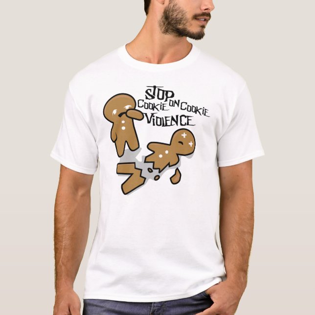 Camiseta Violência do biscoito (Frente)