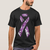 Violência Doméstica Camo Friso Roxo Sensibilização