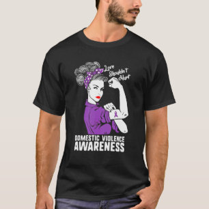 Camiseta Violência Doméstica Conscientização O Amor Não Dev