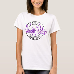 Camiseta Violência Doméstica O Amor Não Magoa