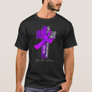 Camiseta Violência Doméstica Sensibilização Cristã de Fita