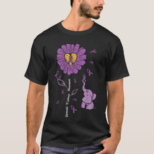 Camiseta Violência Doméstica Sensibilização do Elefante de