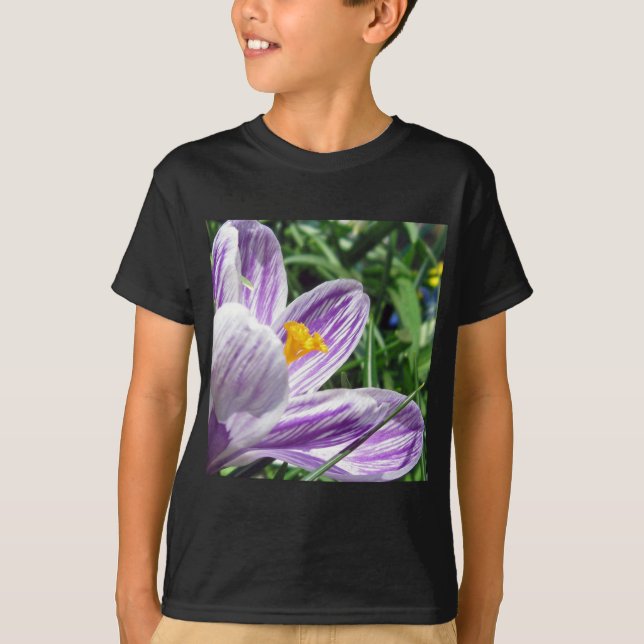 Camiseta Violet Primavera Crocus (Frente)