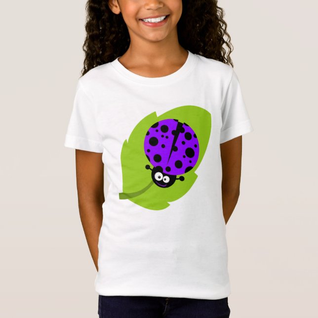 Camiseta Violet Purple Ladybug (Frente)