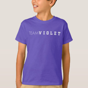 Camiseta Violeta da equipe
