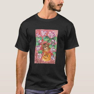 Camiseta Violeta e gatos, Louis Wain