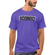 Camiseta violeta para homens e mulheres