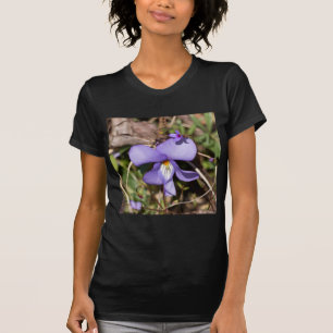 Camiseta Violeta Pata de Pássaro c/ Azulejos