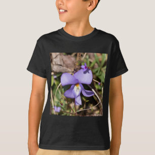Camiseta Violeta Pata de Pássaro c/ Azulejos