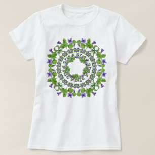 Camiseta Violetas de primavera é meu amor!