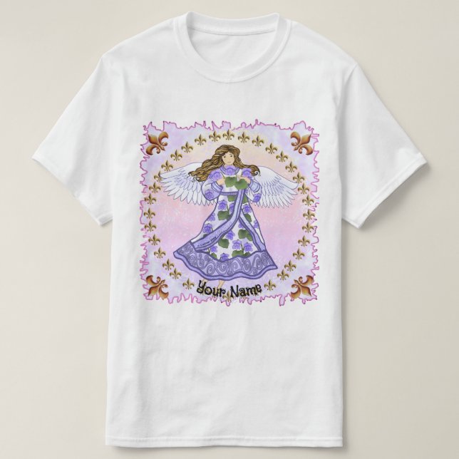 Camiseta  Violets Angel  (Frente do Design)