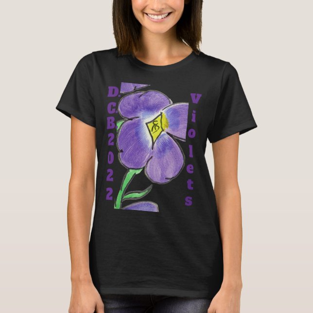 Camiseta "Violets, D.C.B. 2022" Women's T-Shirt (Frente)