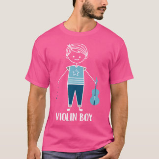 Camiseta Violin Boy - Musical Fiddle Player Orchestra Viol