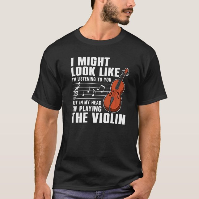 Camiseta Violin  For Men Women Violinist Violin Player (Frente)