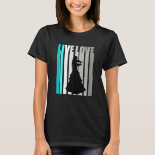 Camiseta Violin Girl Kid Orange ama Orquestra Pl