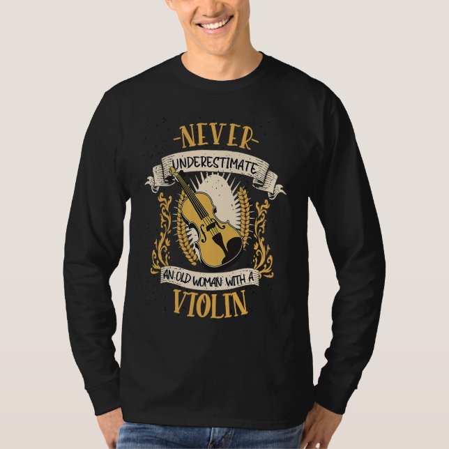 Camiseta Violin Musical Instrument String Instrument  1 (Frente)