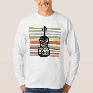 Camiseta violin retro