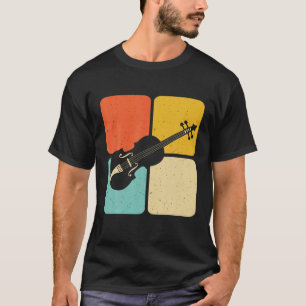 Camiseta Violin Retro Vintage T Shirt
