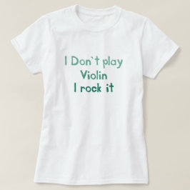 Camiseta Violin Rock It - Senhoras