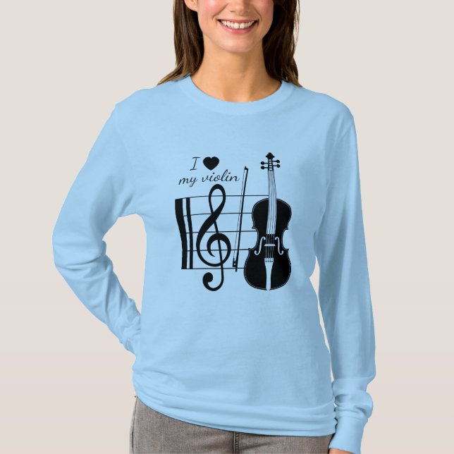 Camiseta Violin T-Shirt (Frente)