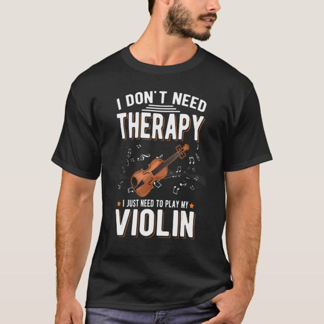 Camiseta Violin Therapy Violinist (Frente)
