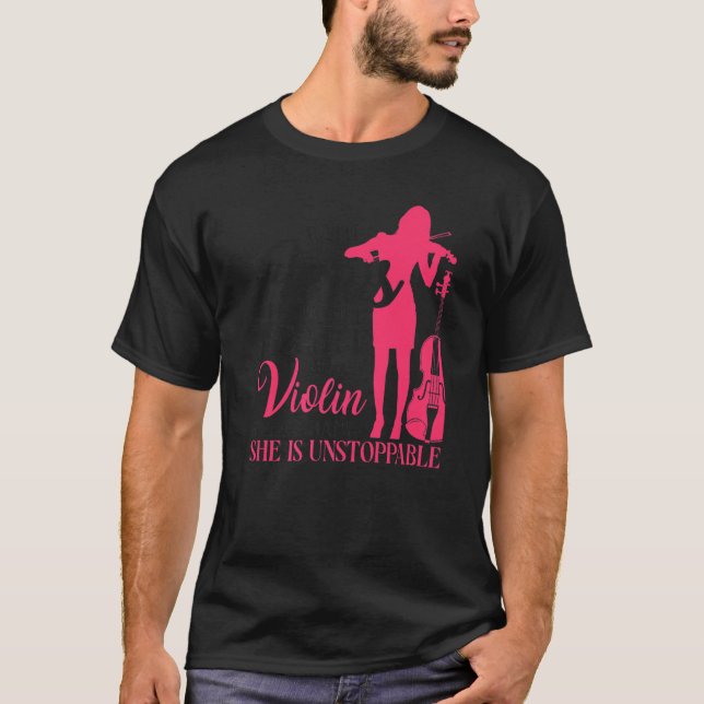 Camiseta Violin Violinist Jesus Faith Christian With Jesus  (Frente)