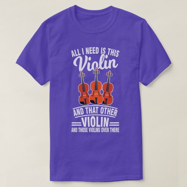 Camiseta Violin violino player 5 (Frente do Design)