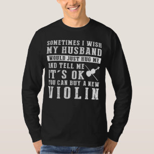 Camiseta Violin Yains & Hug Serenades Tee: Embrace, Enc
