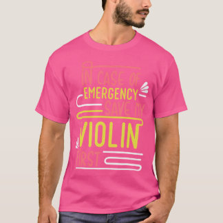 Camiseta Violinist Musician Orchestra Instrument Violin