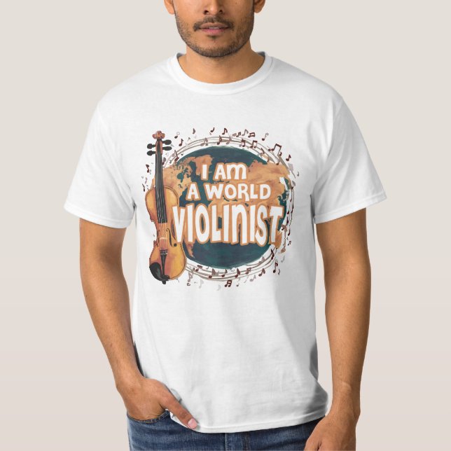 Camiseta violinist world (Frente)