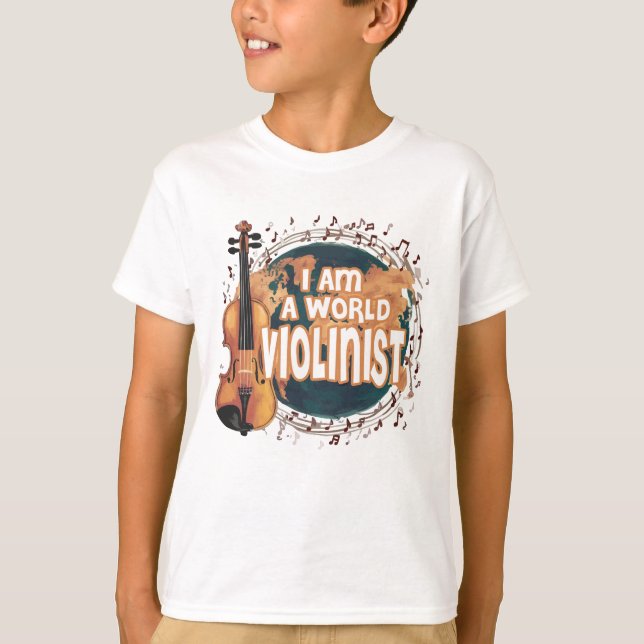 Camiseta violinist world (Frente)