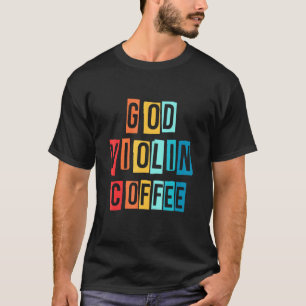 Camiseta Violinista Cristão Músico de Violino de Adoração n