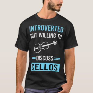 Camiseta Violinista de Violoncelo Introvertido