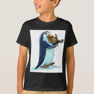 Camiseta Violinista do pinguim